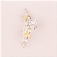 Brooch Ultima Edizione Woman in Silver SA00366-GIALLO